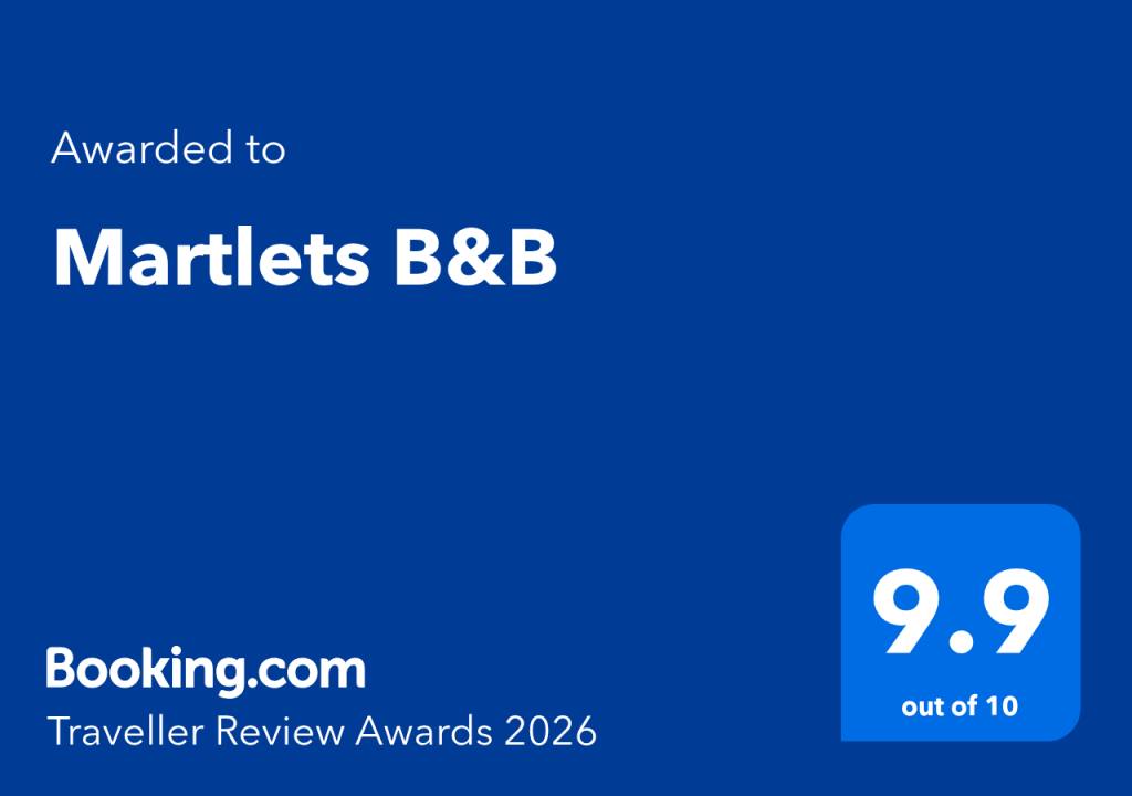 Martlets B&B, Shanklin, Isle of Wight, Booking.com Award