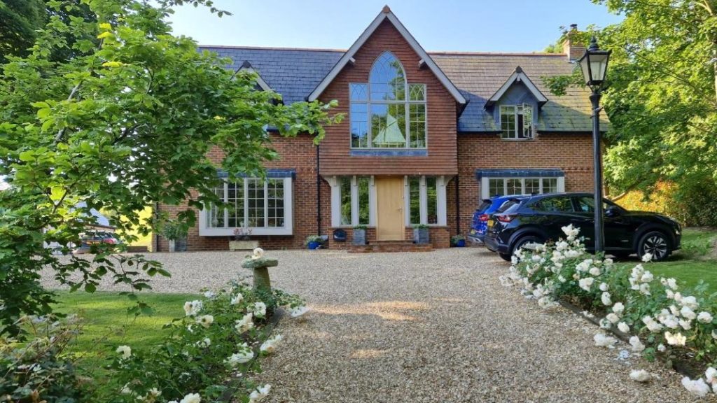 Front view of Martlets Bed & Breakfast in Shanklin on the Isle of Wight